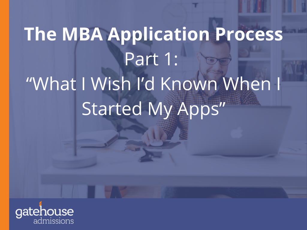 The MBA Application Process Part 1