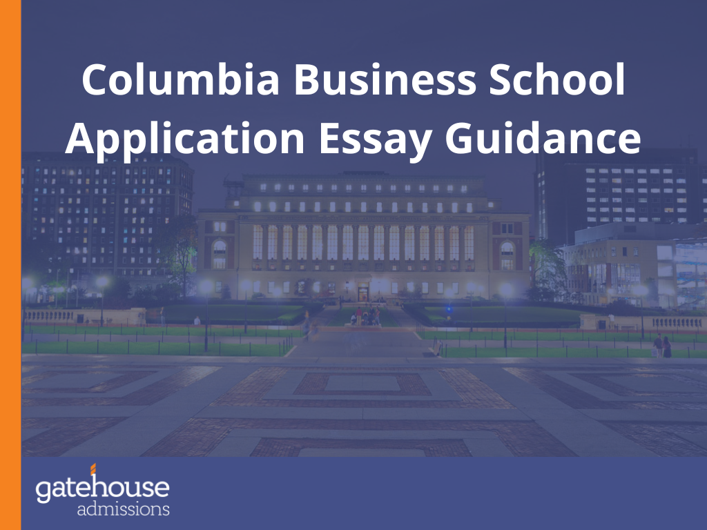 columbia business school essays